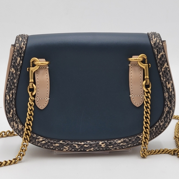 💥USED ONCE💥 Coach 1941 Turnlock Snakeskin Flap Crossbody/Belt Bag - Picture 3 of 14